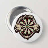 Das Dartboard auf der Brust! Tischset! Button (Vorne & Hinten)