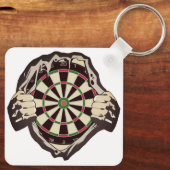Das Dartboard auf der Brust! Tischset! Schlüsselanhänger (Rückseite)