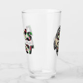 Das Dartboard auf Ihrer Brust Darts Fieber Glas (Rechts)