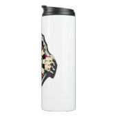 Das Dartboard auf Ihrer Brust Darts Fieber Thermosbecher (Nach rechts gedreht)