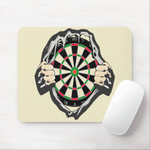 Das Dartboard auf Ihrer Brust! Mousepad