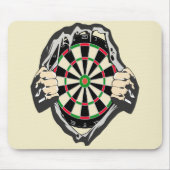 Das Dartboard auf Ihrer Brust! Mousepad (Vorne)