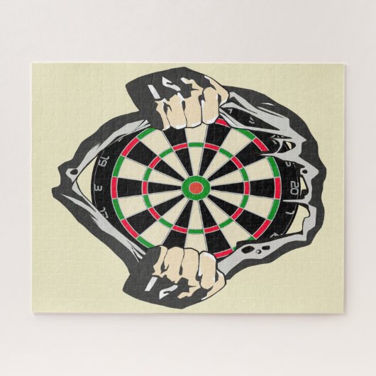 Das Dartboard auf Ihrer Brust! Puzzle (Horizontal)