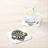 Das Dartboard auf Ihrer Brust! Untersetzer (Vor Ort)