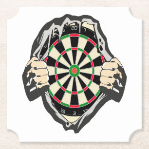 Das Dartboard auf Ihrer Brust! Untersetzer