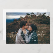 Das Datum der Hochzeit verschoben Ankündigung (Vorne/Hinten)