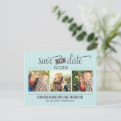 "DAS" Datum - Save The Date Karte (Stehend Vorderseite)