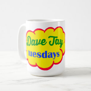 Das Dave Jay Dienstag Classic Logo 15 Oz.Tasse Kaffeetasse