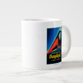 Das Daylight Train Werbeplakat Jumbo-Tasse (Vorderseite Rechts)