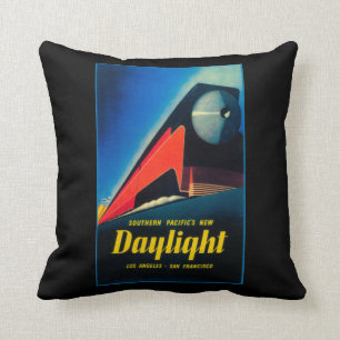 Das Daylight Train Werbeplakat Kissen