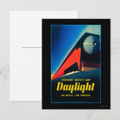 Das Daylight Train Werbeplakat Postkarte (Vorne/Hinten)