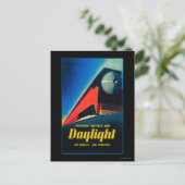 Das Daylight Train Werbeplakat Postkarte (Stehend Vorderseite)