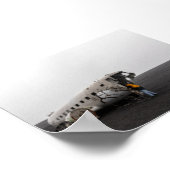 Das DC9-Flugzeugwrack Poster (Ecke)