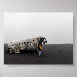Das DC9-Flugzeugwrack Poster