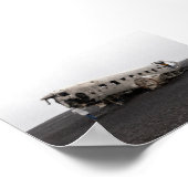 Das DC9-Flugzeugwrack Poster (Ecke)