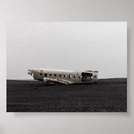 Das DC9-Flugzeugwrack Poster
