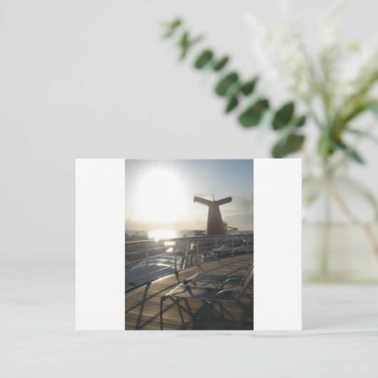 Das Deck der Karnevalsszenierung Postkarte (Stehend Vorderseite)