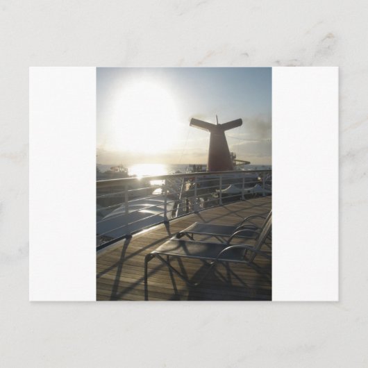 Das Deck der Karnevalsszenierung Postkarte (Vorderseite)