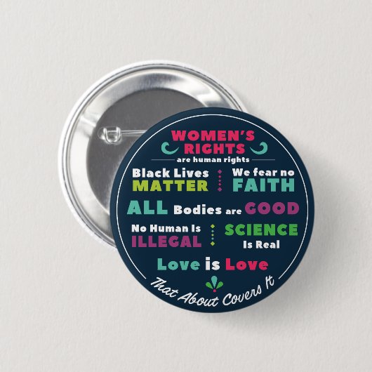 Das Deckt Es Ab Buttons/Pins Button (Vorne & Hinten)