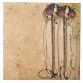Das Deco-Deco-Dekor des Wassail Mackintosh Art Dec Fliese (Vorderseite)
