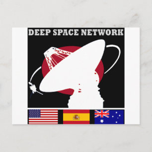 Das Deep Space Network der NASA Postkarte