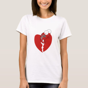 Das defekte Herz des Chamäleons/Schmerz T-Shirt