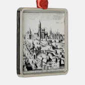 Das Defenestration von Prag, am 3. August 1618 Silbernes Ornament (Rechts)