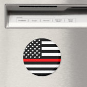 Das Dekor der amerikanischen Flagge der dünnen rot Magnet (In Situ (Geschirrspüler))