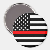 Das Dekor der amerikanischen Flagge der dünnen rot Magnet (Vorderseite/Rückseite)