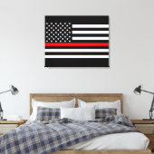 Das Dekor der amerikanischen Flagge mit der dünnen Leinwanddruck (Insitu (Schlafzimmer))