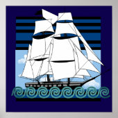 Das Dekor des Strandes ist nicht zu übersehen. Poster (Vorne)