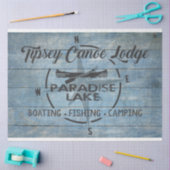 Das Dekoupage Tissue der Tipsey Canoge Lodge Seidenpapier (Basteln)