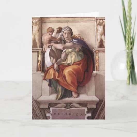 Das Delphic Sybil Karte (Vorderseite)