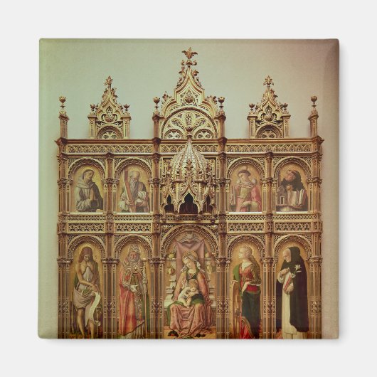 Das Demidoff Altarpiece, 1476 Magnet (Vorne)
