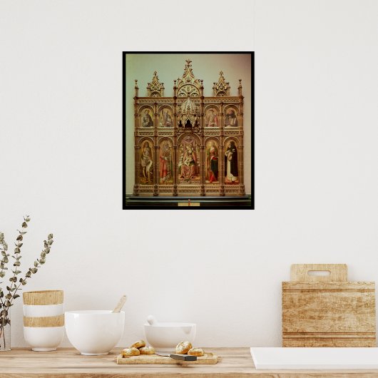 Das Demidoff Altarpiece, 1476 Poster (Küche)