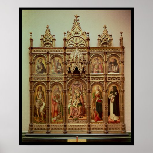 Das Demidoff Altarpiece, 1476 Poster (Vorne)