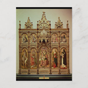 Das Demidoff Altarpiece, 1476 Postkarte
