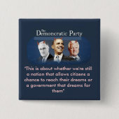 Das Demoncratic Party Button (Vorderseite)