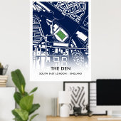 Das Den Poster - Zuhause des Millwall FC (Heimbüro)