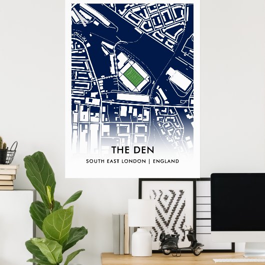 Das Den Poster - Zuhause des Millwall FC (Heimbüro)