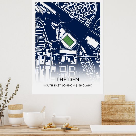 Das Den Poster - Zuhause des Millwall FC (Küche)