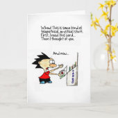 Das Denken an Sie kardieren - das Cudorables Karte (Gelbe Blume)