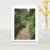 das Denken an Sie kardieren Karte (Gelbe Blume)