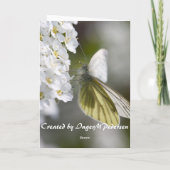 Das Denken an Sie kardieren Karte (Rückseite)