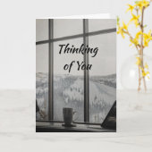 DAS DENKEN UND DAS VERMISSTE "SIE" KARTE (Gelbe Blume)