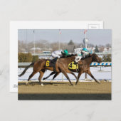 Das Denken von Glenn schlägt Charming Cara Postkarte (Vorne/Hinten)