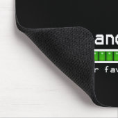 Das Denken, warten bitte (Spanisch) Mousepad (Ecke)