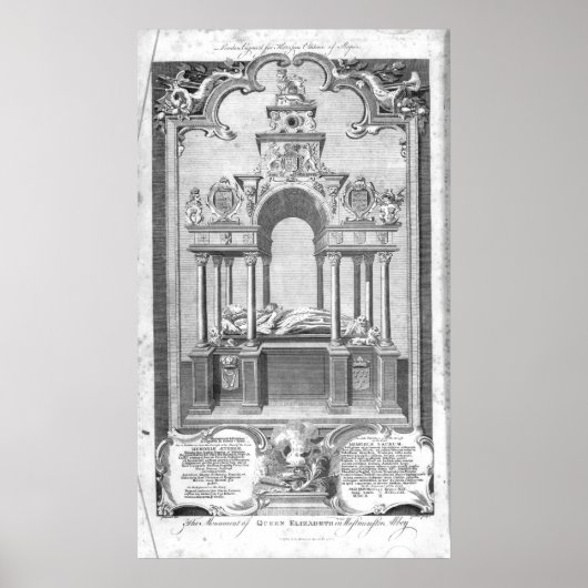 Das Denkmal der Königin Elisabeth Poster (Vorne)