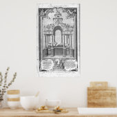 Das Denkmal der Königin Elisabeth Poster (Küche)