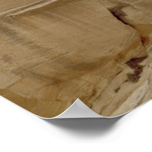 Das Denkmal der Pyramiden Poster (Ecke)